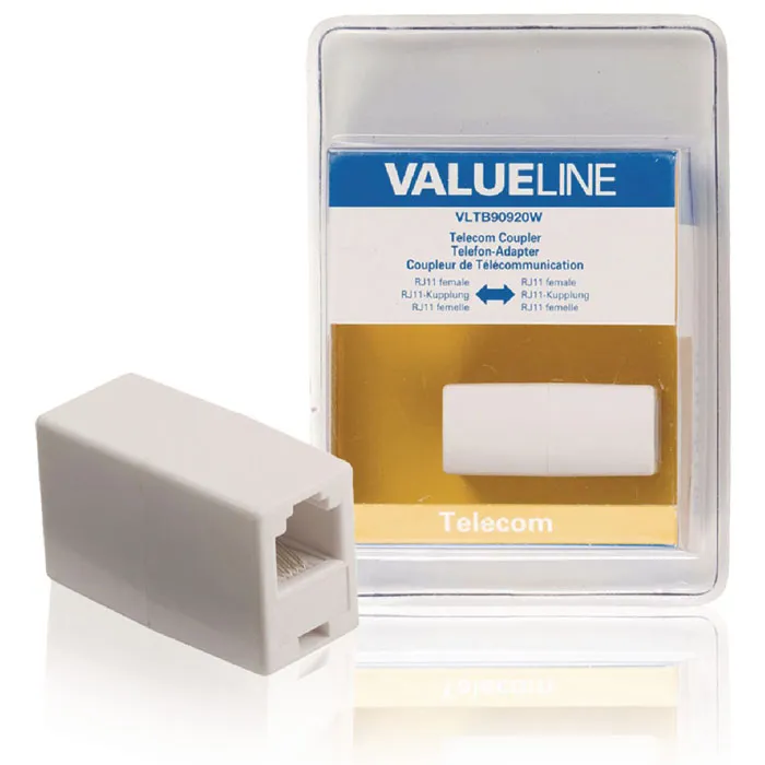 ACOPLADOR VLTB ​​90920W RJ11 RJ11 HEMBRA  RJ11 HEMBRA