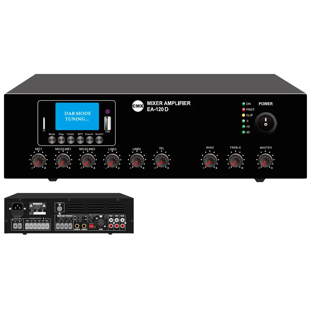AMPLIFICADOR DE SOBREMESA CMX AUDIO 30W / USB / BLUETOOTH  EA30