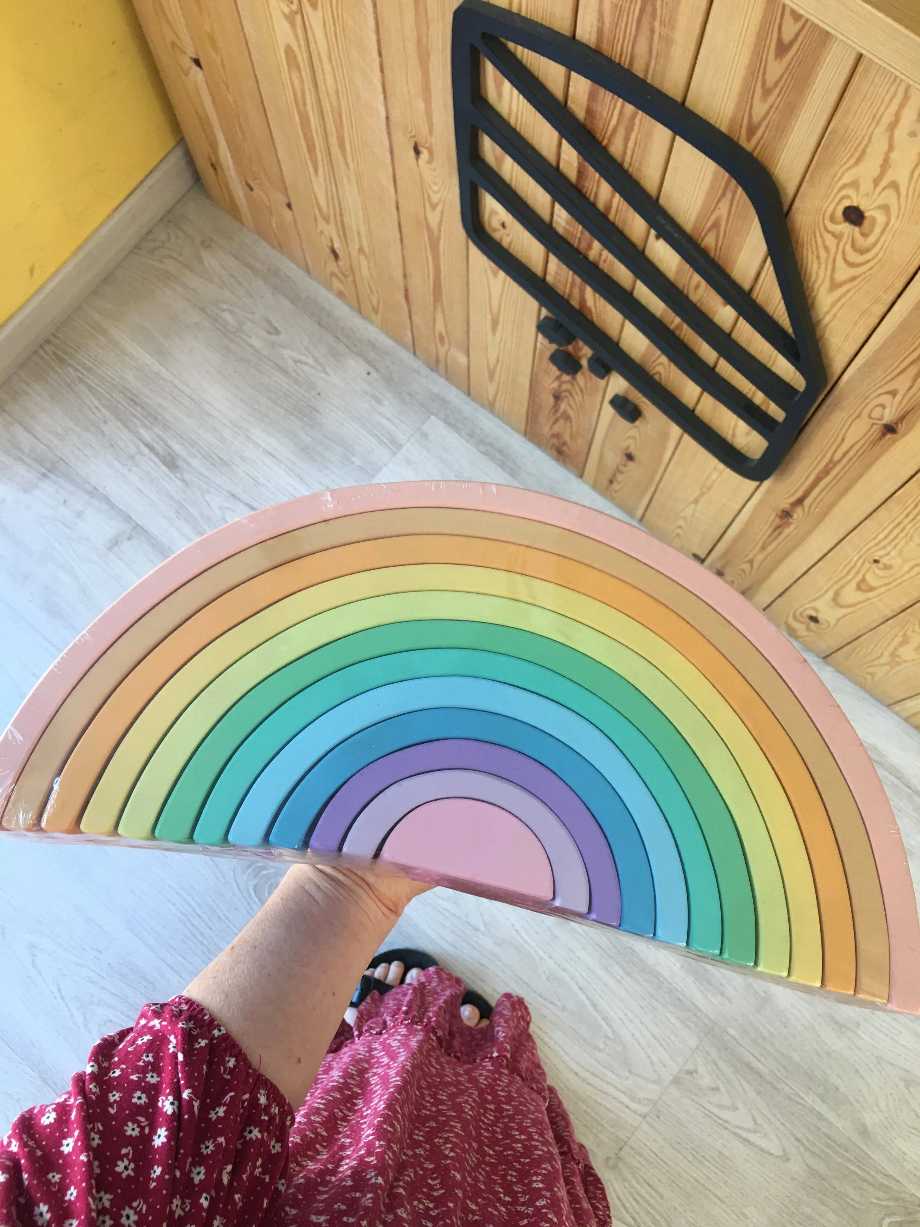 ARCOIRIS MADERA  12 ARCOS PASTEL