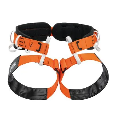Arnés de espeleología PETZL Aven (naranja/negro)