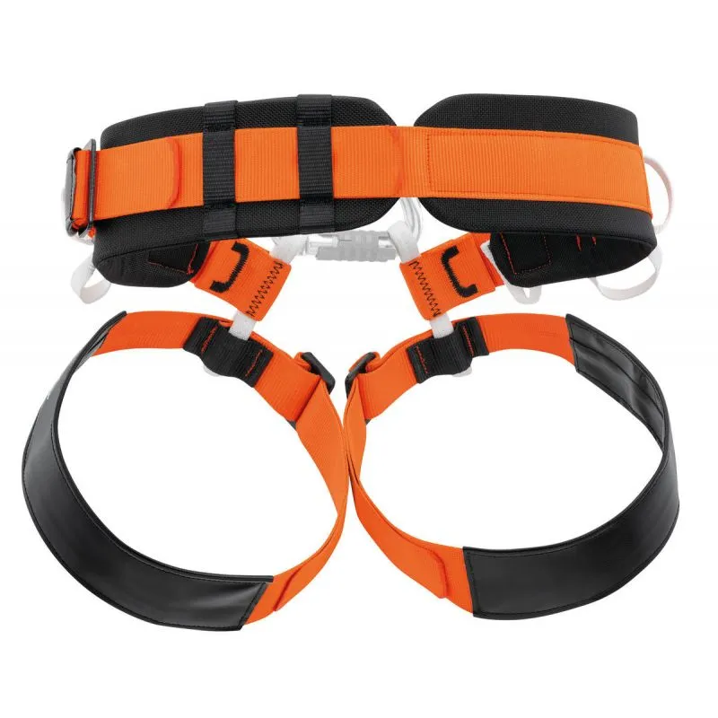 Arnés de espeleología PETZL Aven (naranja/negro)