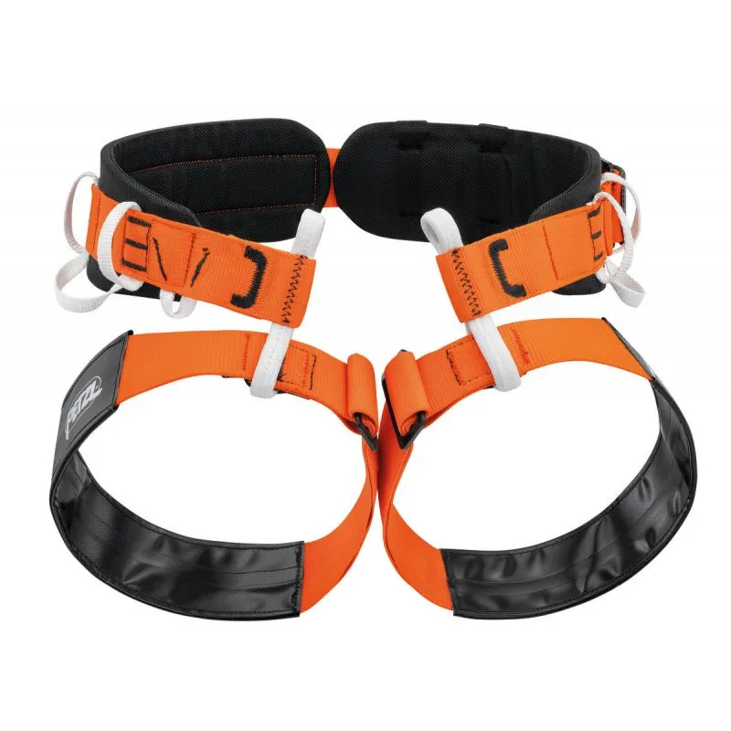 Arnés de espeleología PETZL Aven (naranja/negro)