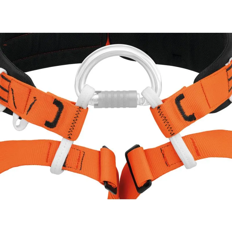 Arnés de espeleología PETZL Aven (naranja/negro)