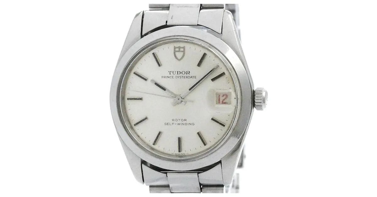 Autre Marque Reloj automático para hombre TUDOR Prince Oyster Date de acero inoxidable 