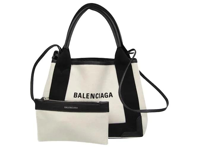 Balenciaga Navy Cabas Negro 
