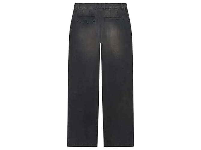 BALENCIAGA  PANTALóN SLIM WORNOUT DE PUNTO VINTAGE NEGRO 