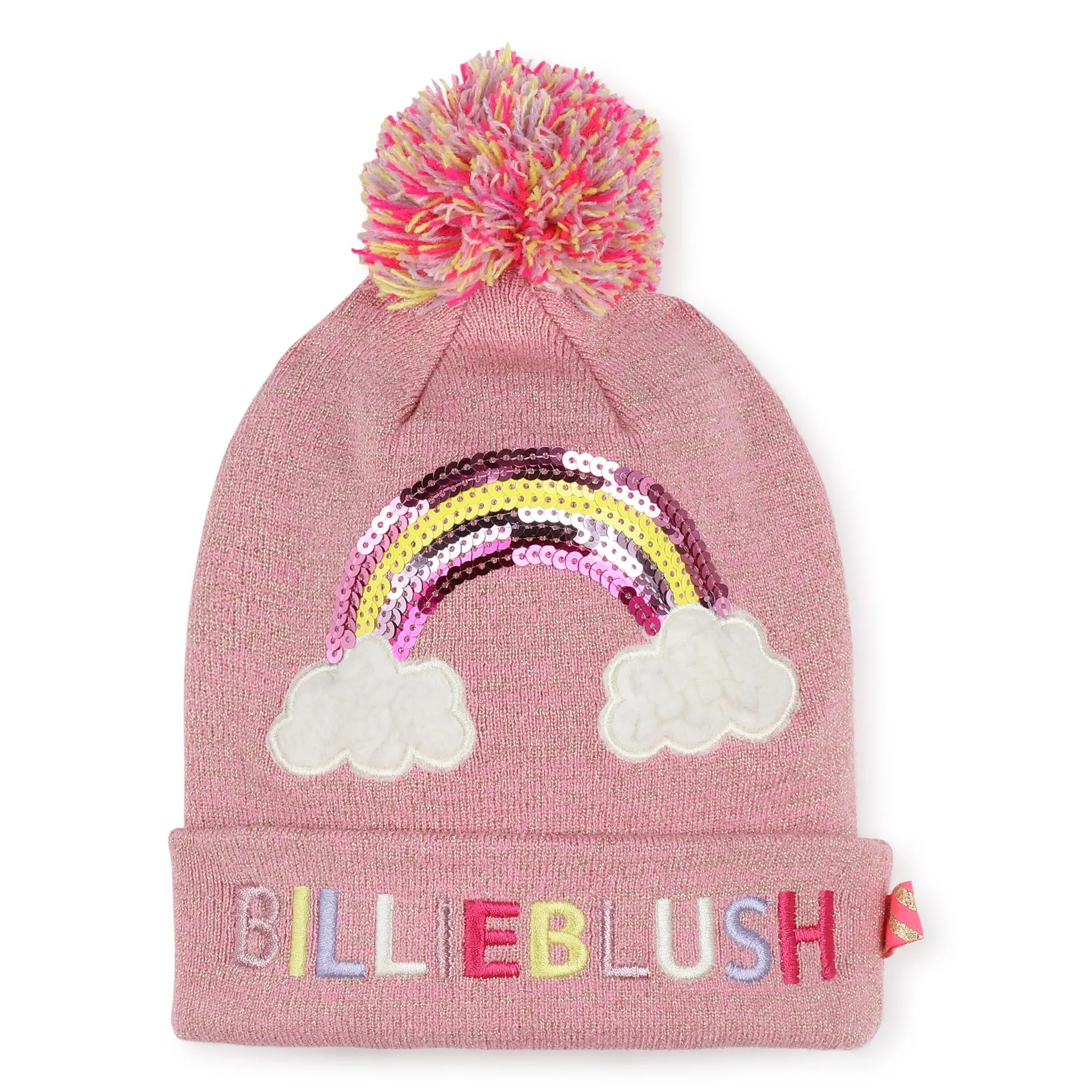 BILLIEBLUSH Gorro con arcoíris y nubes