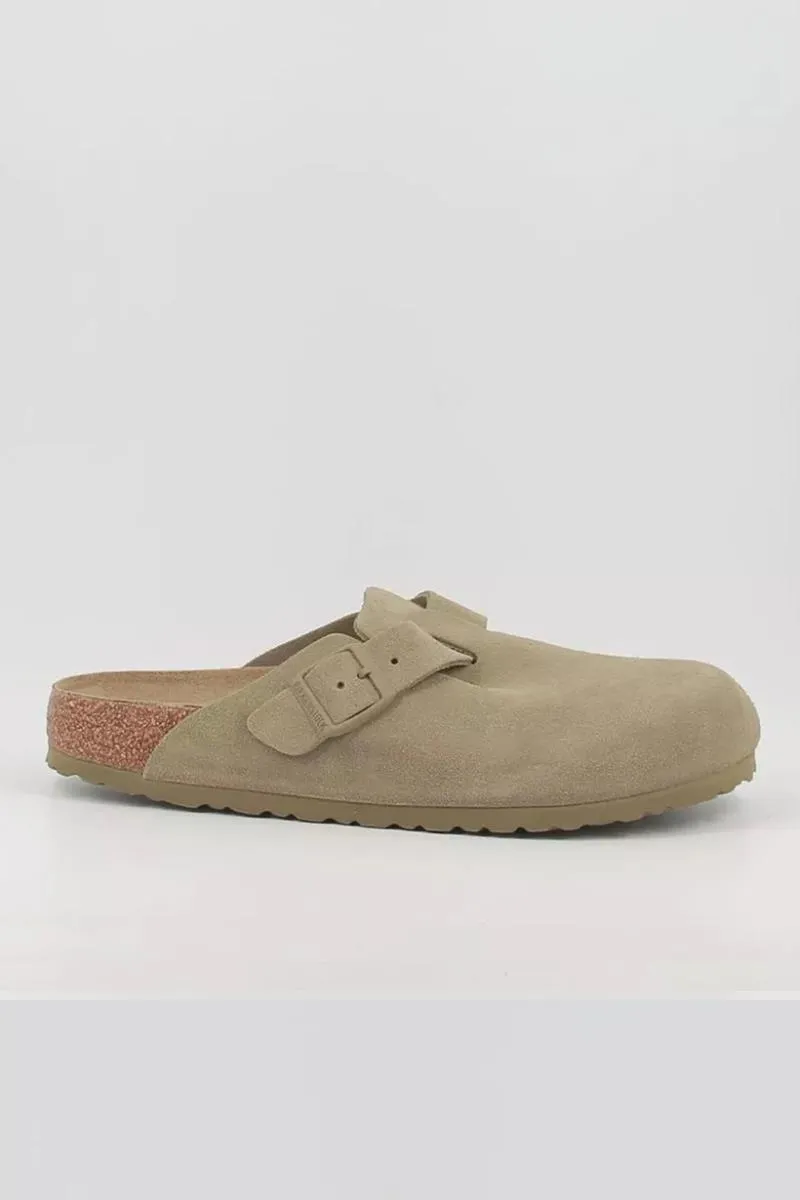 BIRKENSTOCK BOSTON BS FADED KHAKI HOMBRE