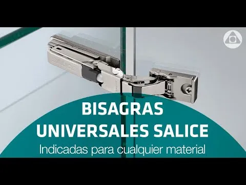 Bisagras Salice universal Serie B Apertura 110º