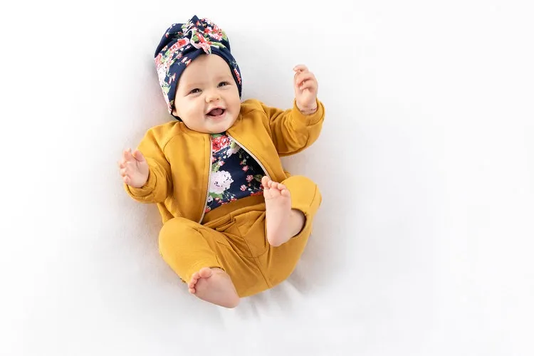 Body de niña estampado de flores colección Lili