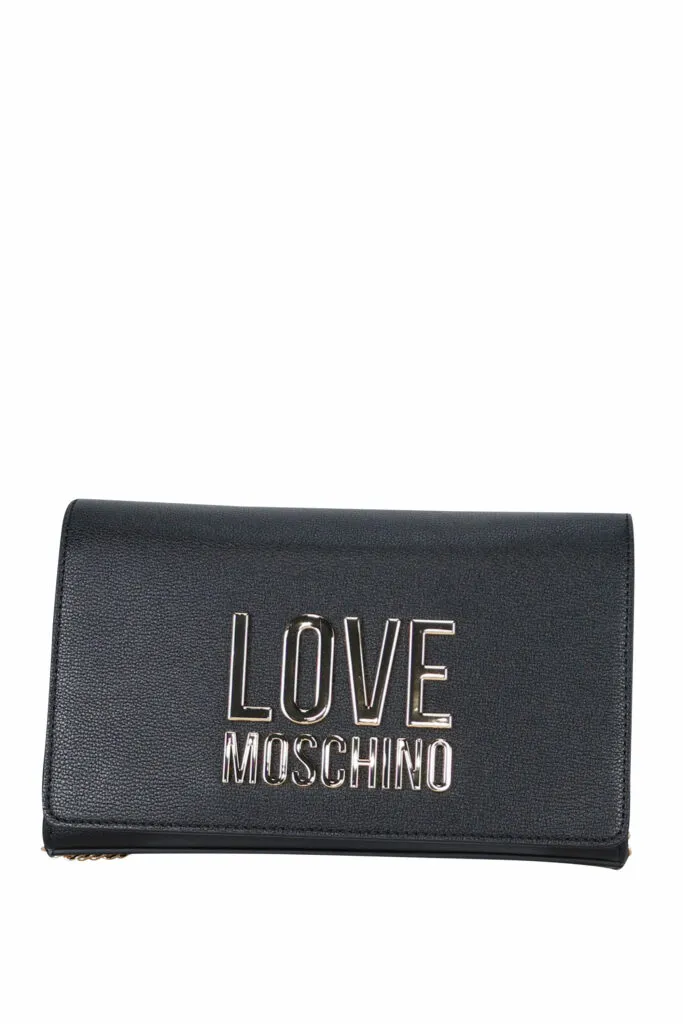 Bolso bandolera negro con maxilogo 