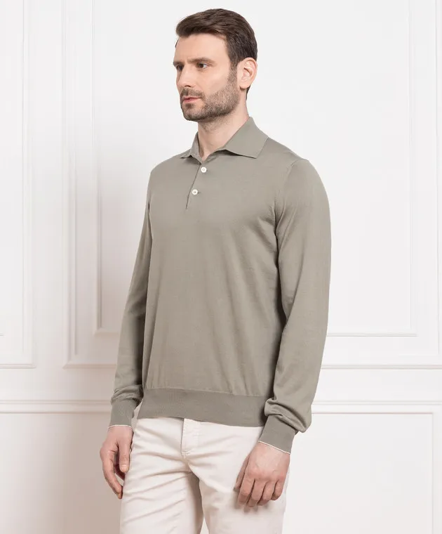 Brunello Cucinelli Green polo