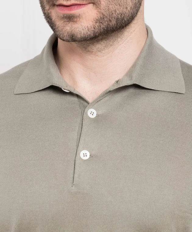 Brunello Cucinelli Green polo