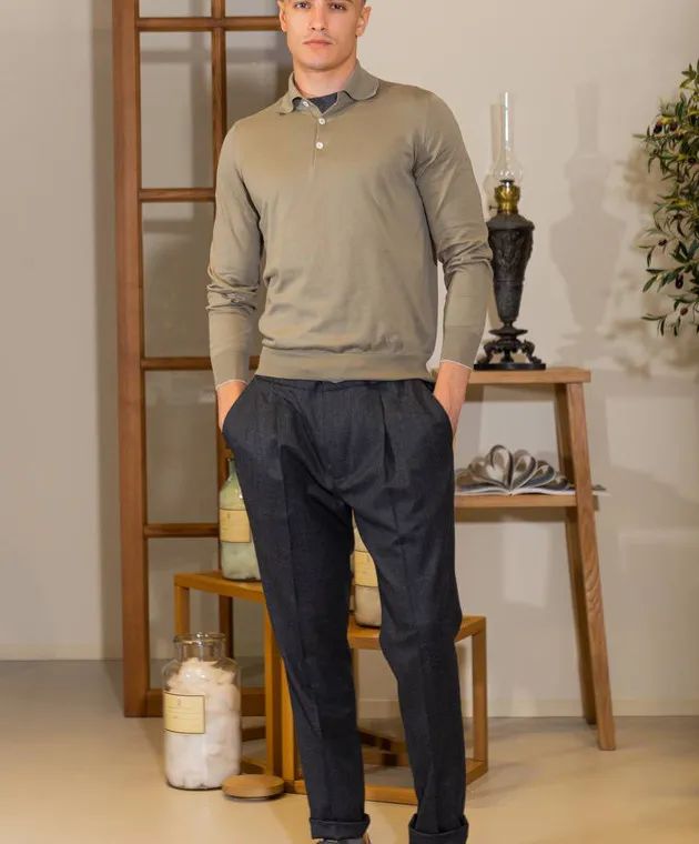 Brunello Cucinelli Green polo