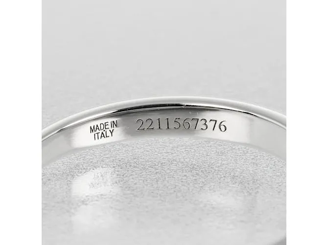 Bulgari Anillo de banda de diamante de platino Bvlgari Roma Amor 