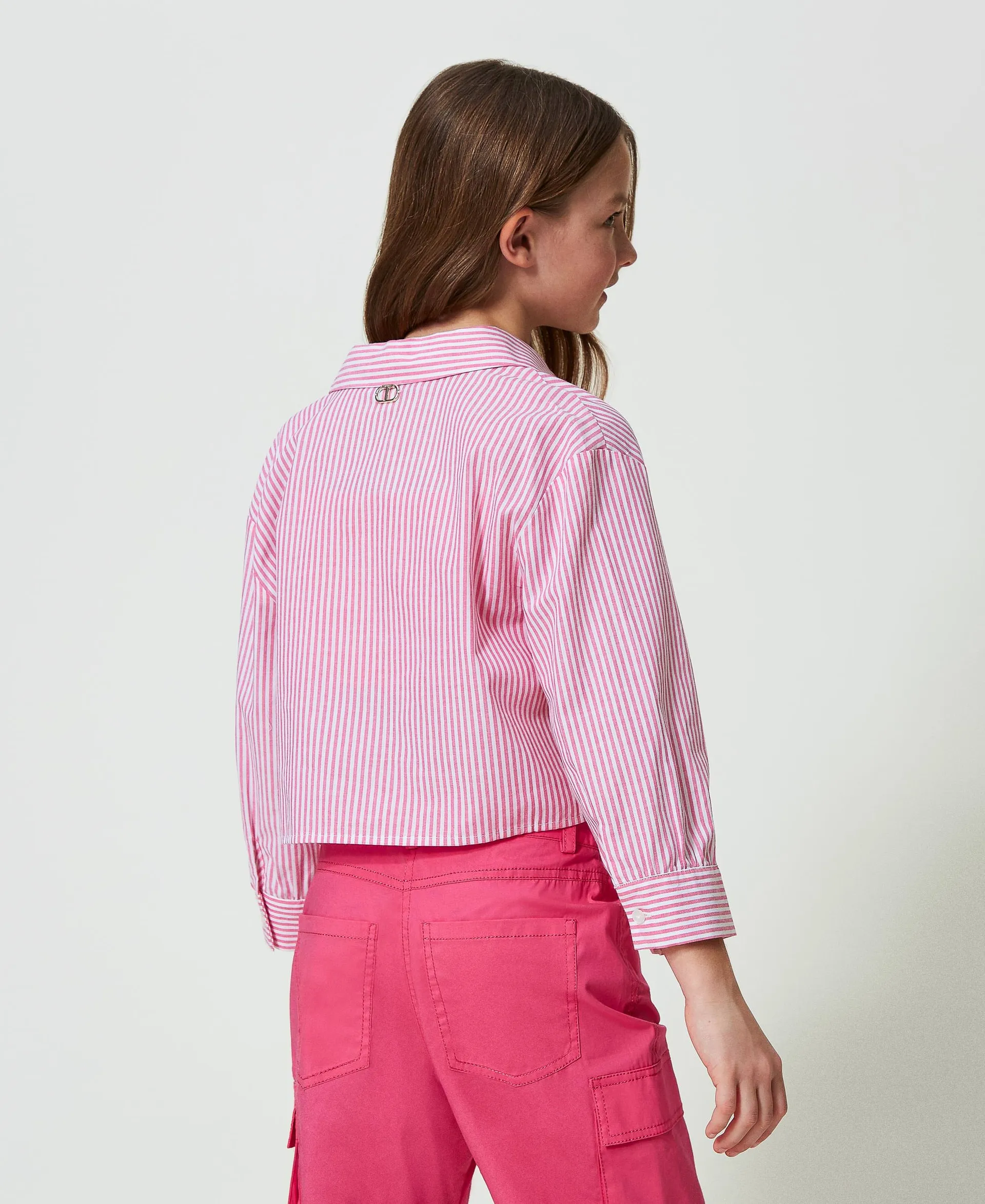 Camisa de popelina de rayas