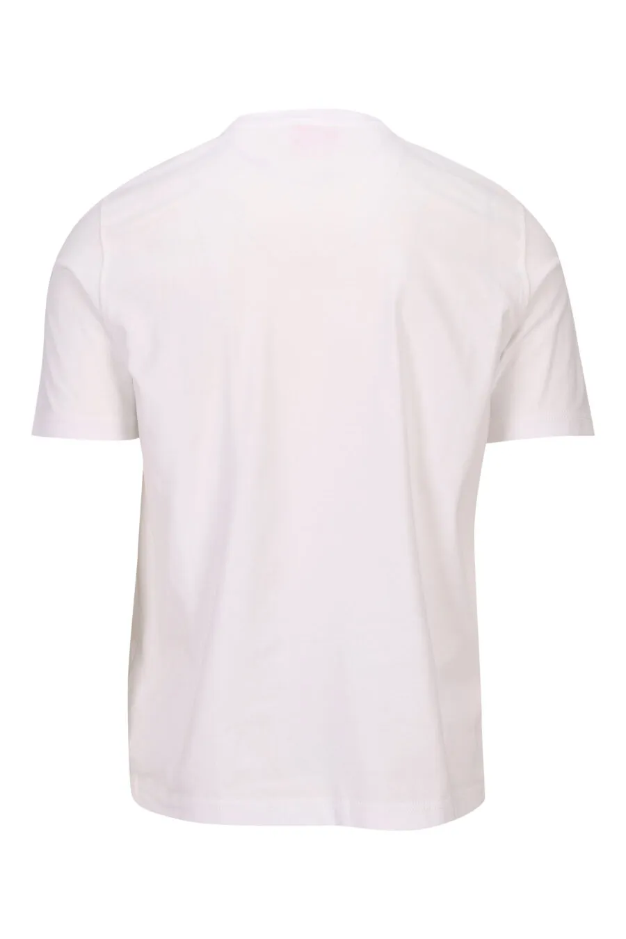 Camiseta blanca con estampado tatuaje 