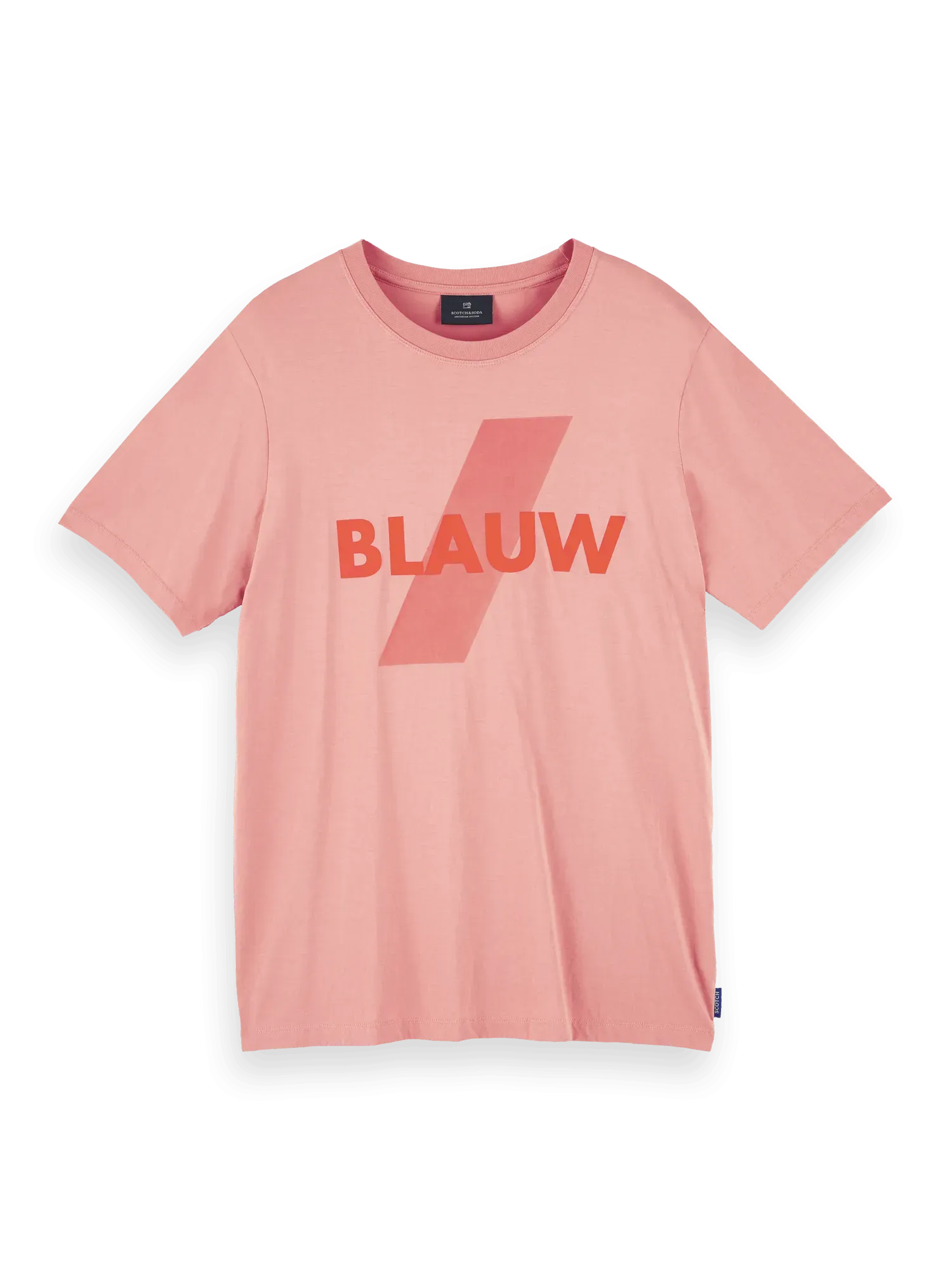 Camiseta Blauw de manga corta en algodón de cultivo responsable
