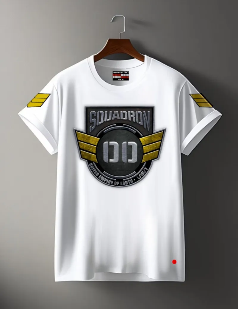 Camiseta de hombre SQUADRON blanco