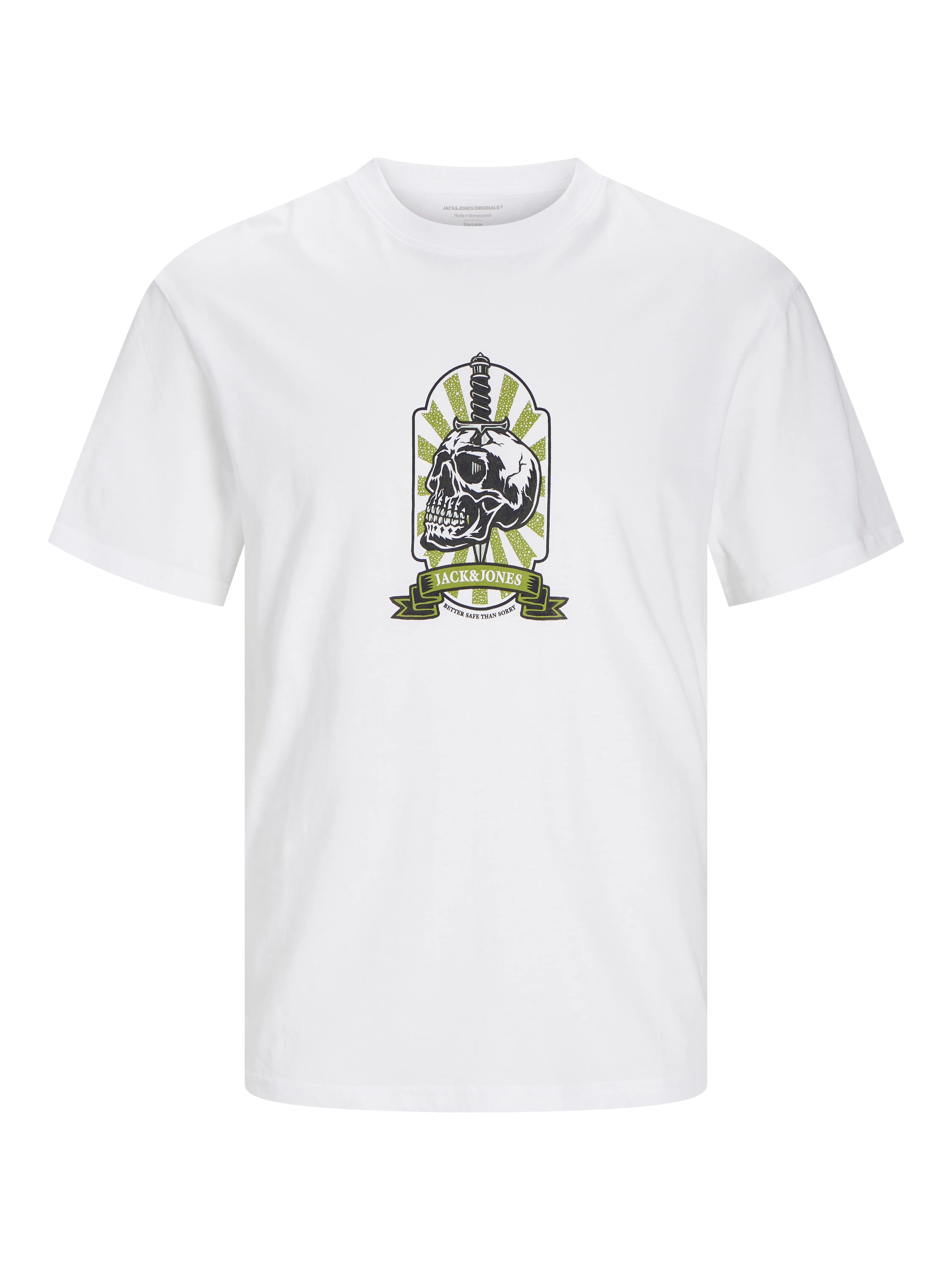Camiseta Estampado Cuello redondo | Blanco | Jack & Jones®