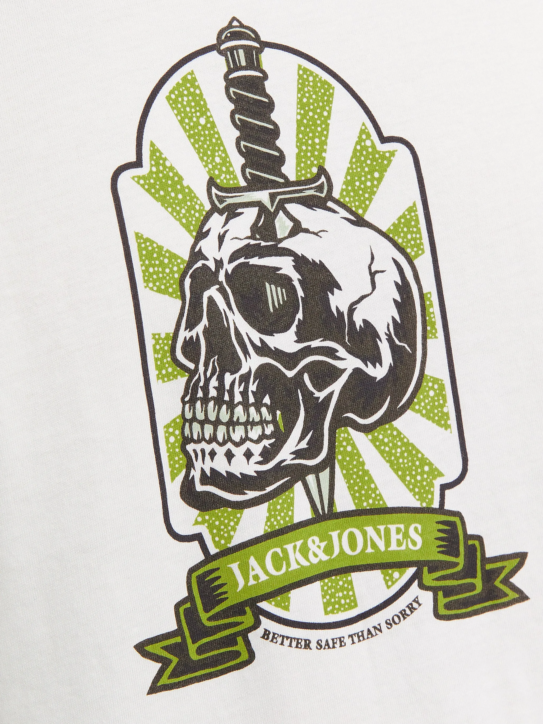 Camiseta Estampado Cuello redondo | Blanco | Jack & Jones®