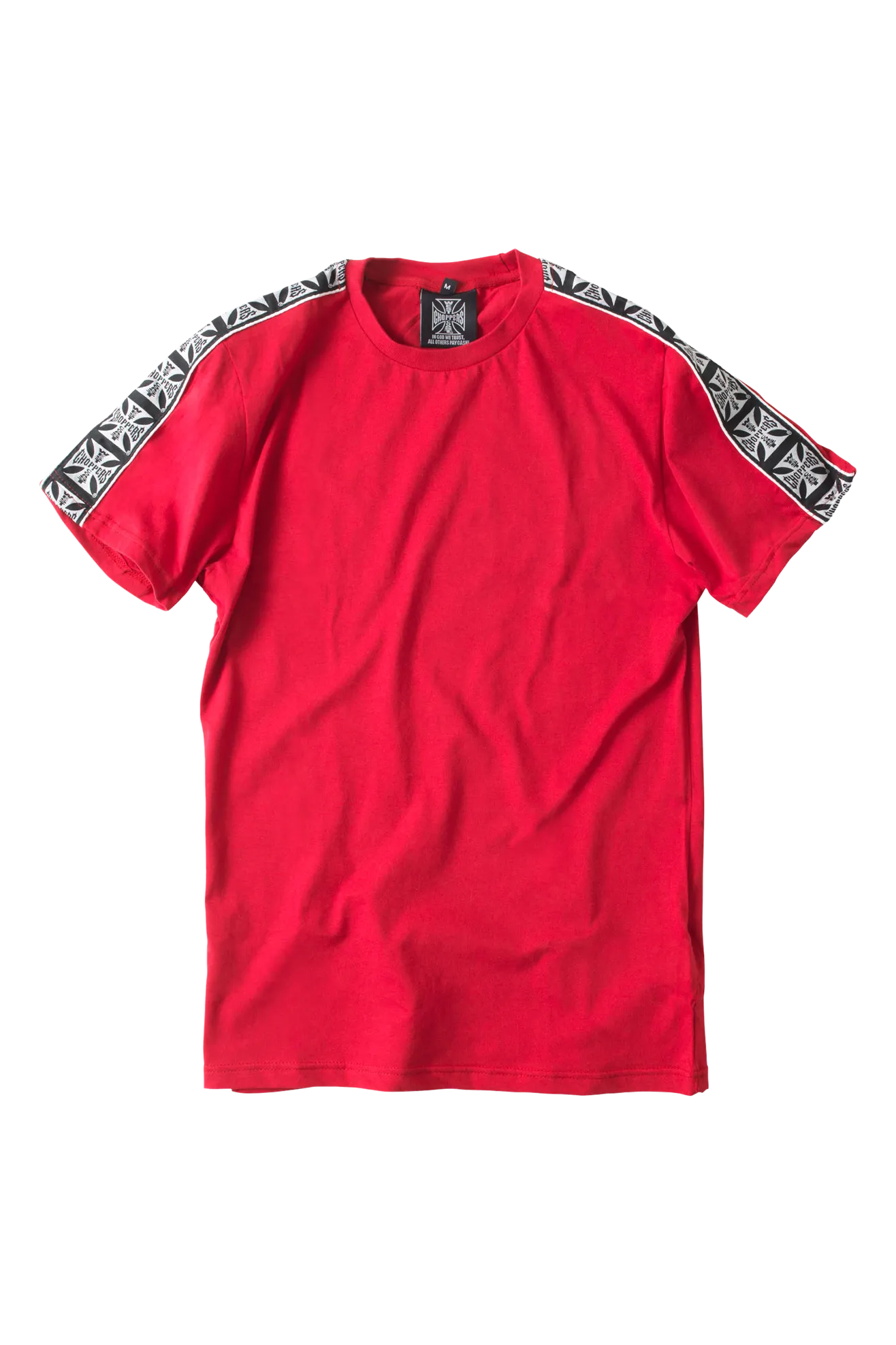 Camiseta West Coast Choppers Taped Rojo 