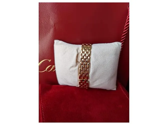Cartier pantera diamante 18RELOJ K ORO AMARILLO Gold hardware 