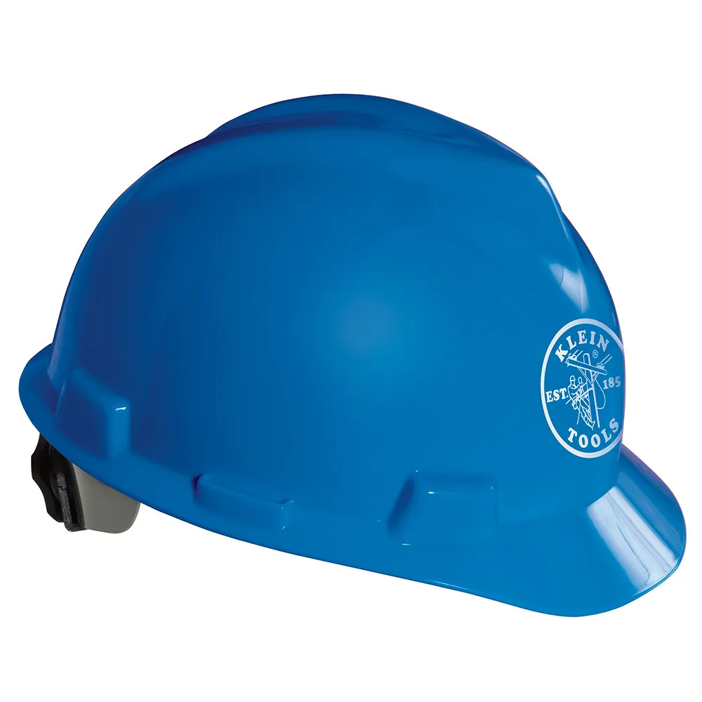 CASCO DE SEGURIDAD VGARD®, AZUL, CON EL LOGOTIPO DEL LINIERO DE KLEIN