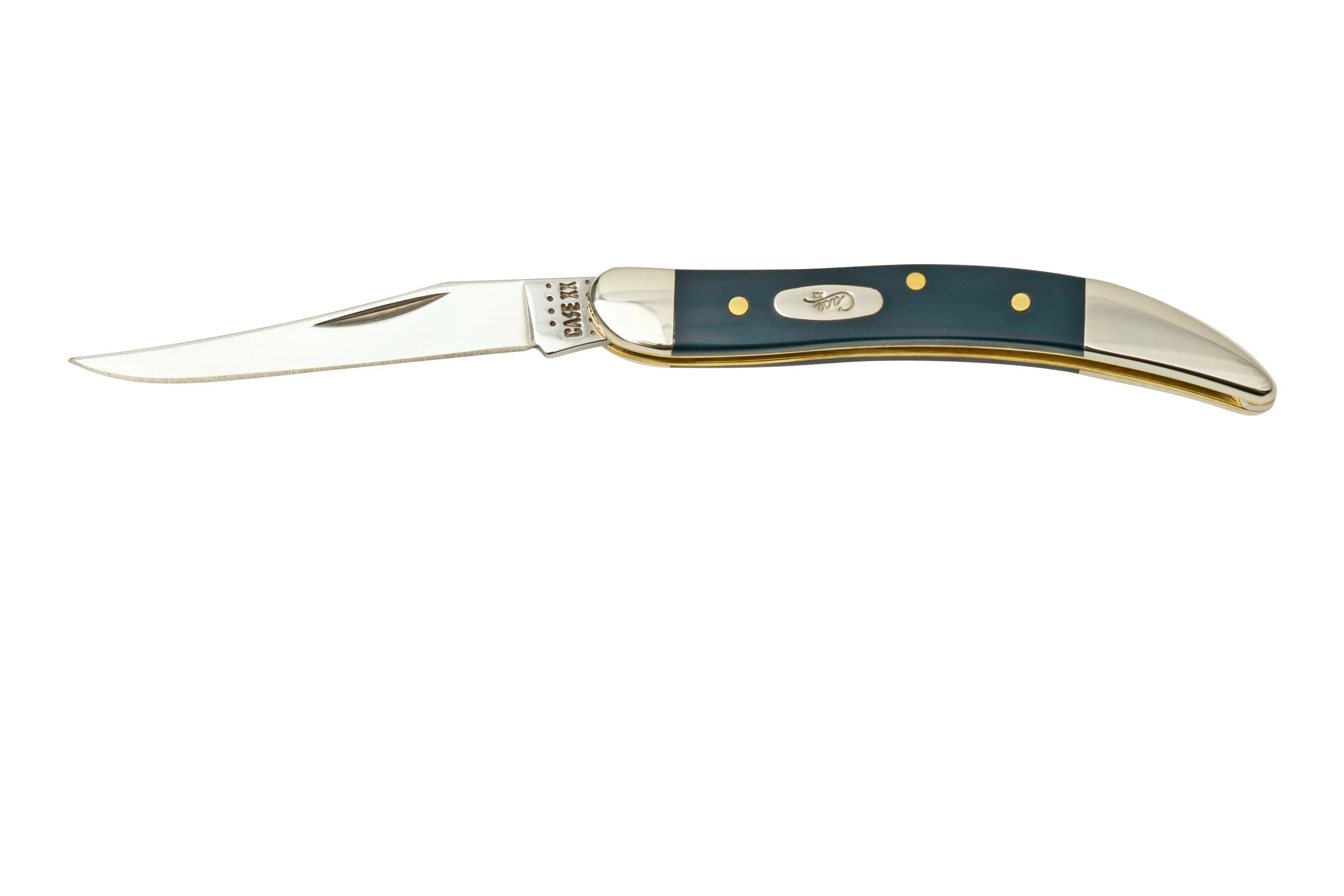 Case Small Texas Toothpick Navy Blue Synthetic, 23617, 4254 SS navaja