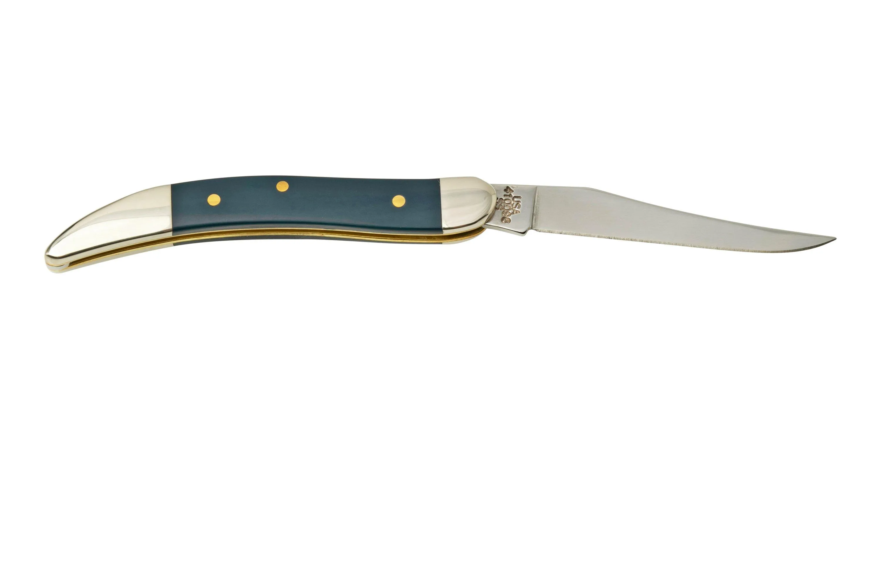 Case Small Texas Toothpick Navy Blue Synthetic, 23617, 4254 SS navaja