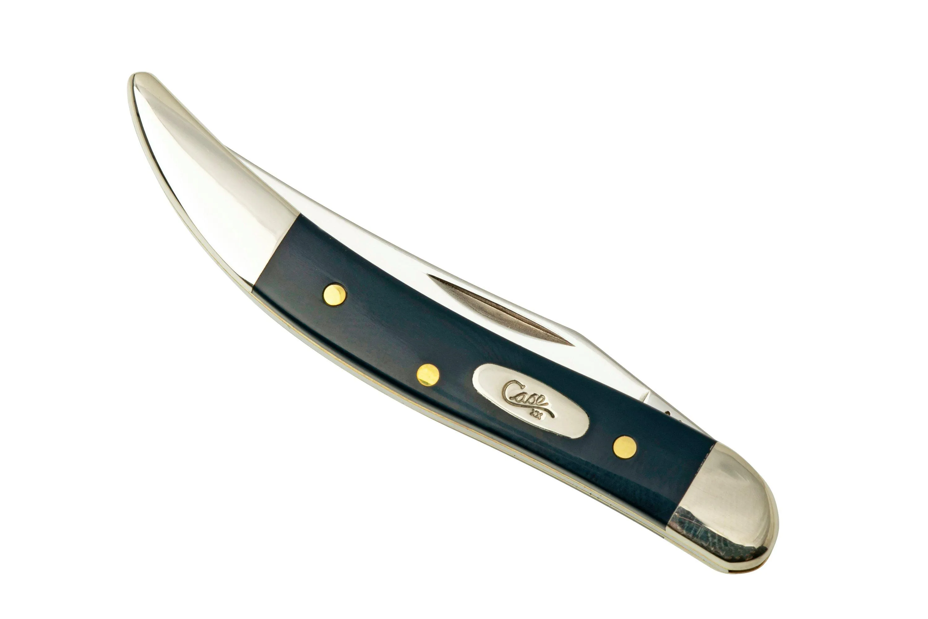 Case Small Texas Toothpick Navy Blue Synthetic, 23617, 4254 SS navaja