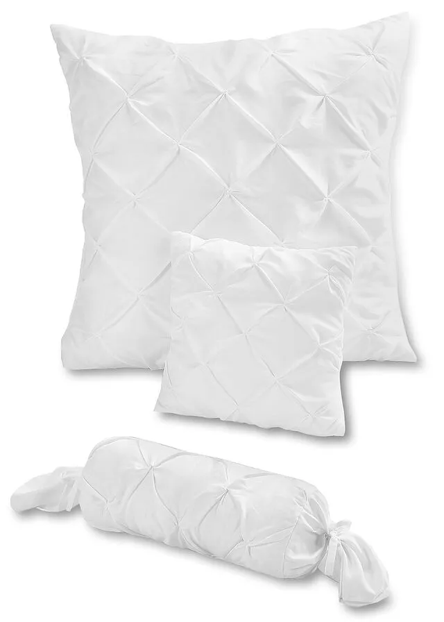 Colcha con espirales Blanco