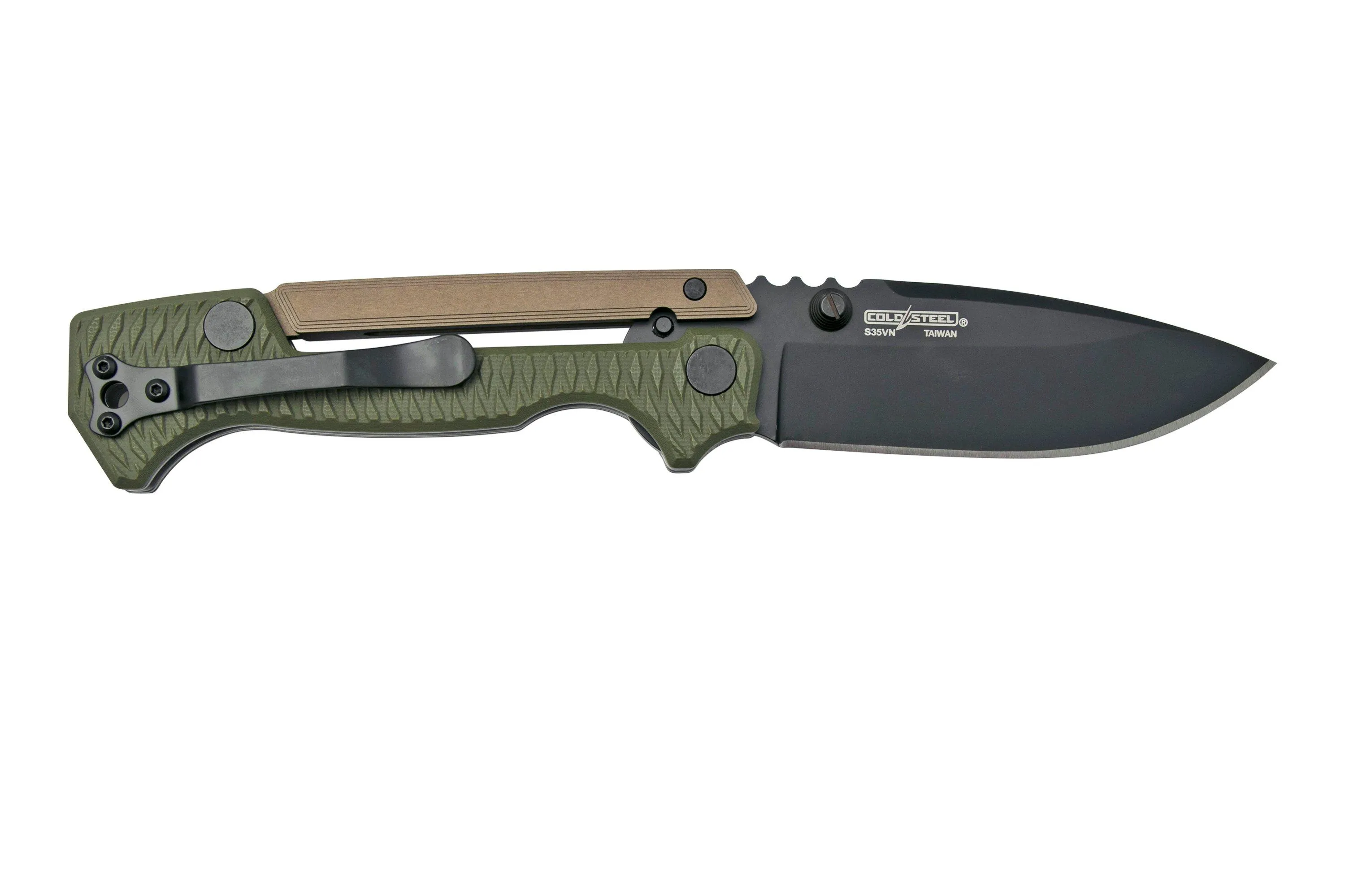 COLD STEEL AD15 SCORPION LOCK 58SQODBK OD GREEN BLACK NAVAJA, DISEñO ANDREW DEMKO