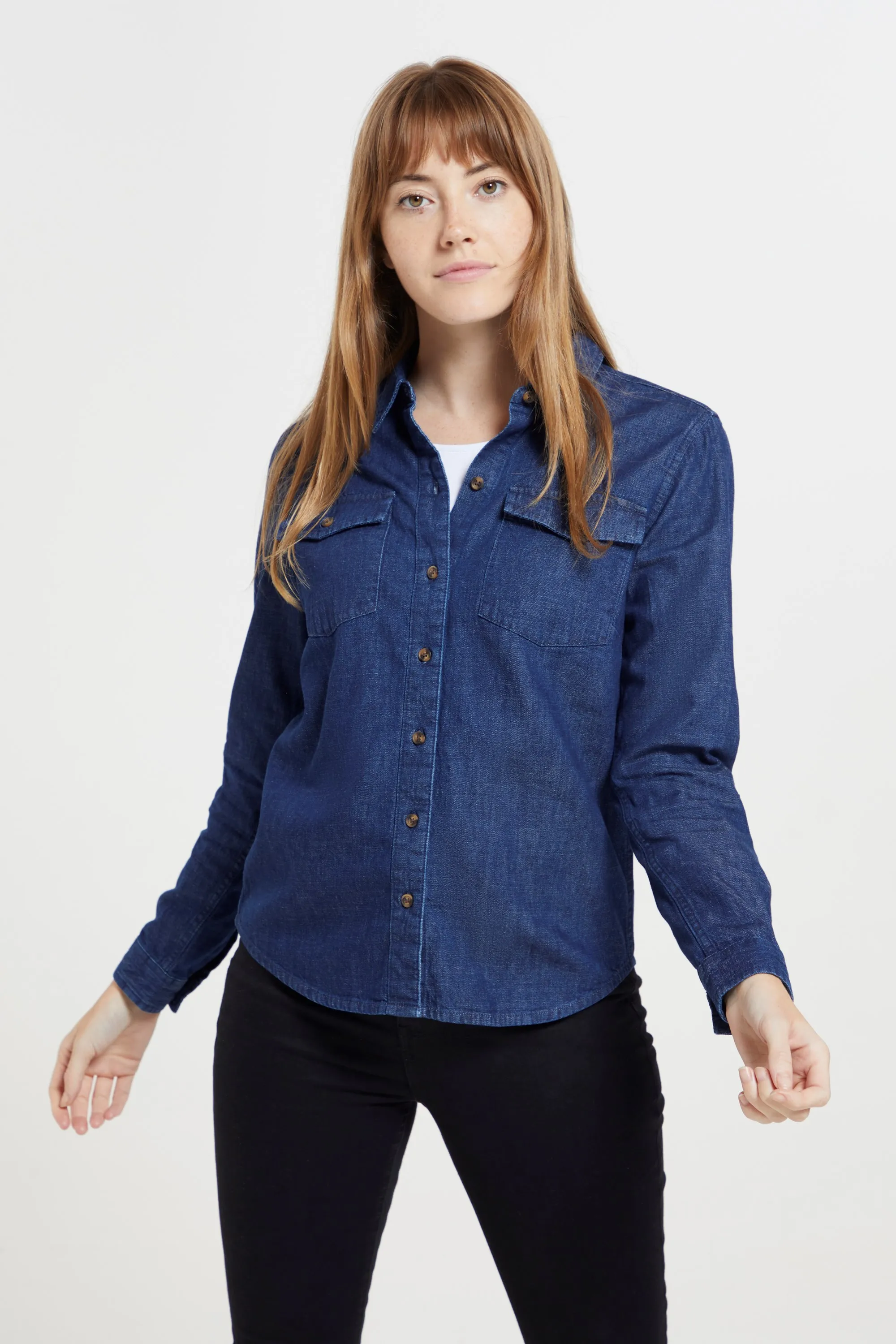 Darla camisa vaquera para mujer