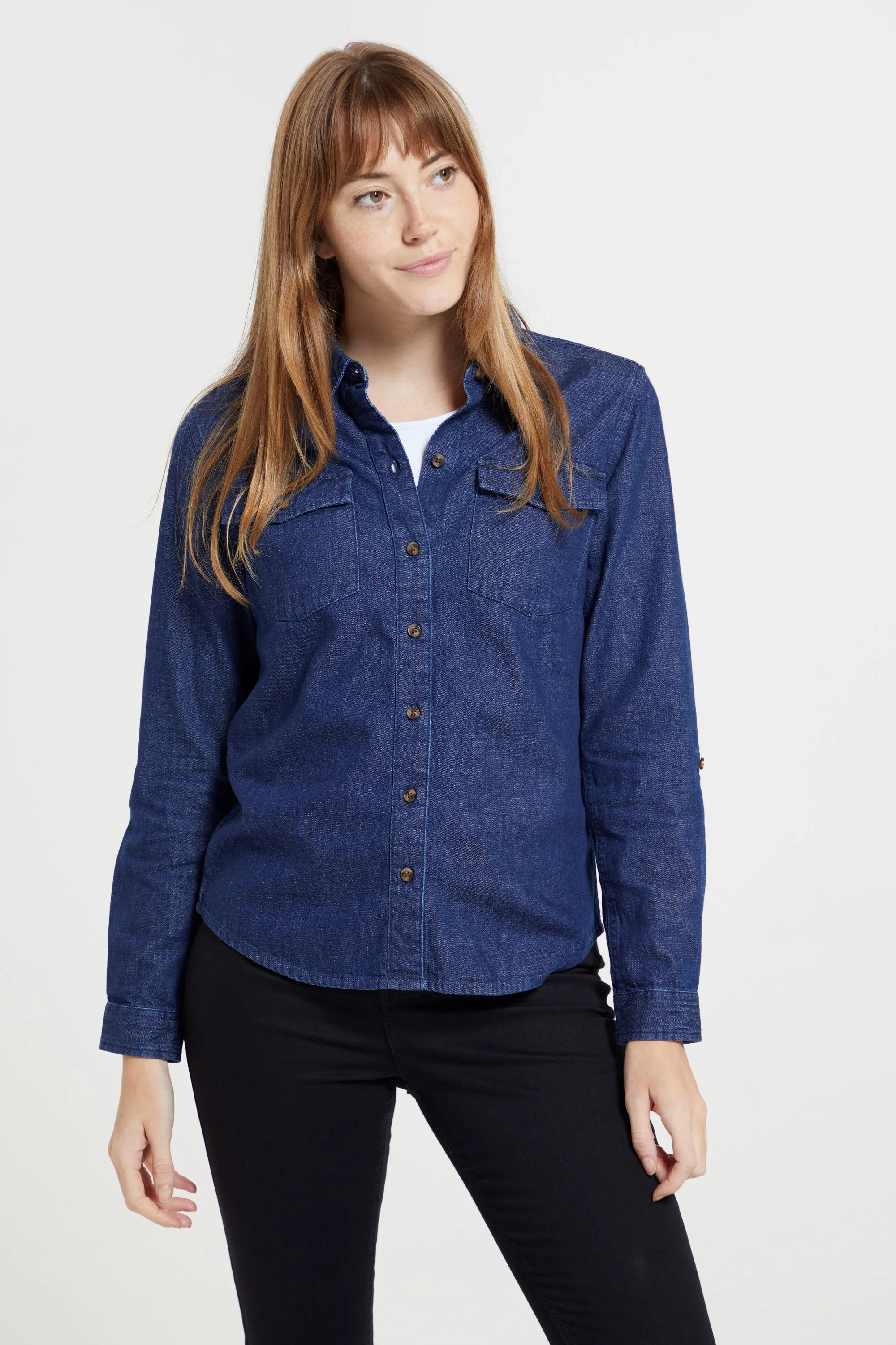 Darla camisa vaquera para mujer