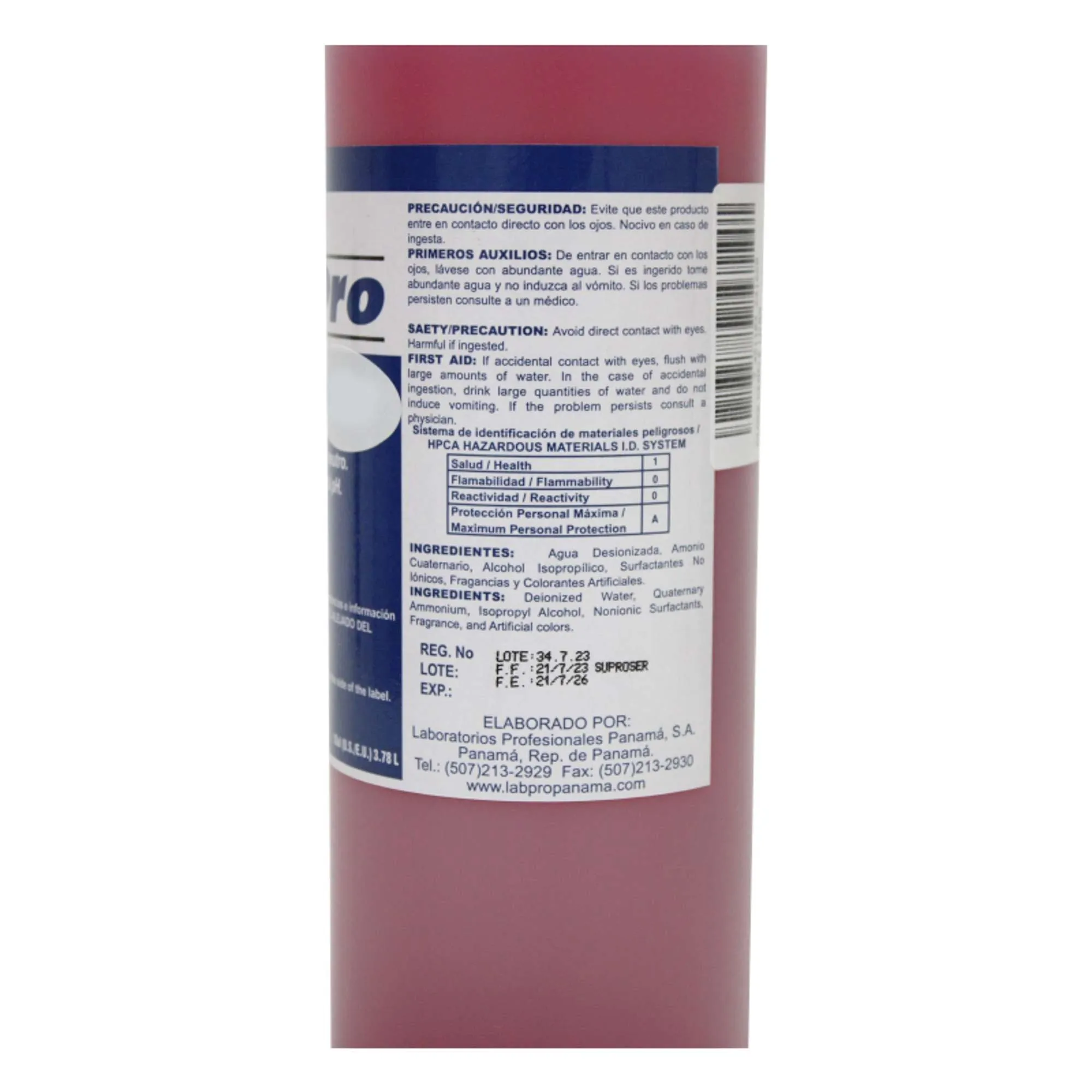 Desinfectante Gloss Cherry 1 Litro
