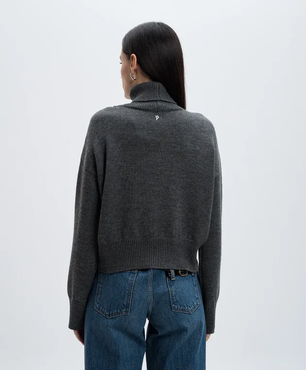 Dondup Gray wool sweater