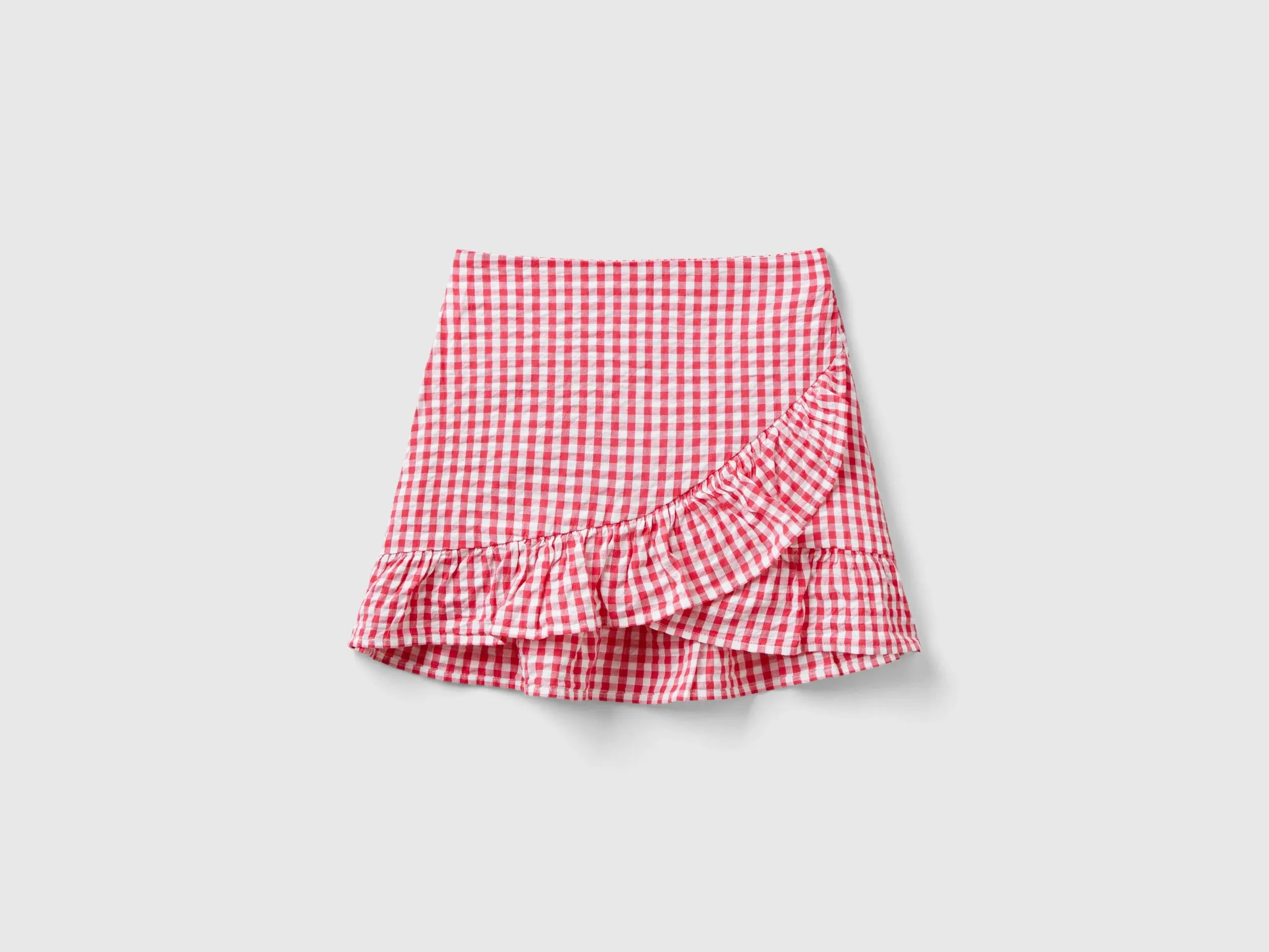 Falda cruzada de vichy