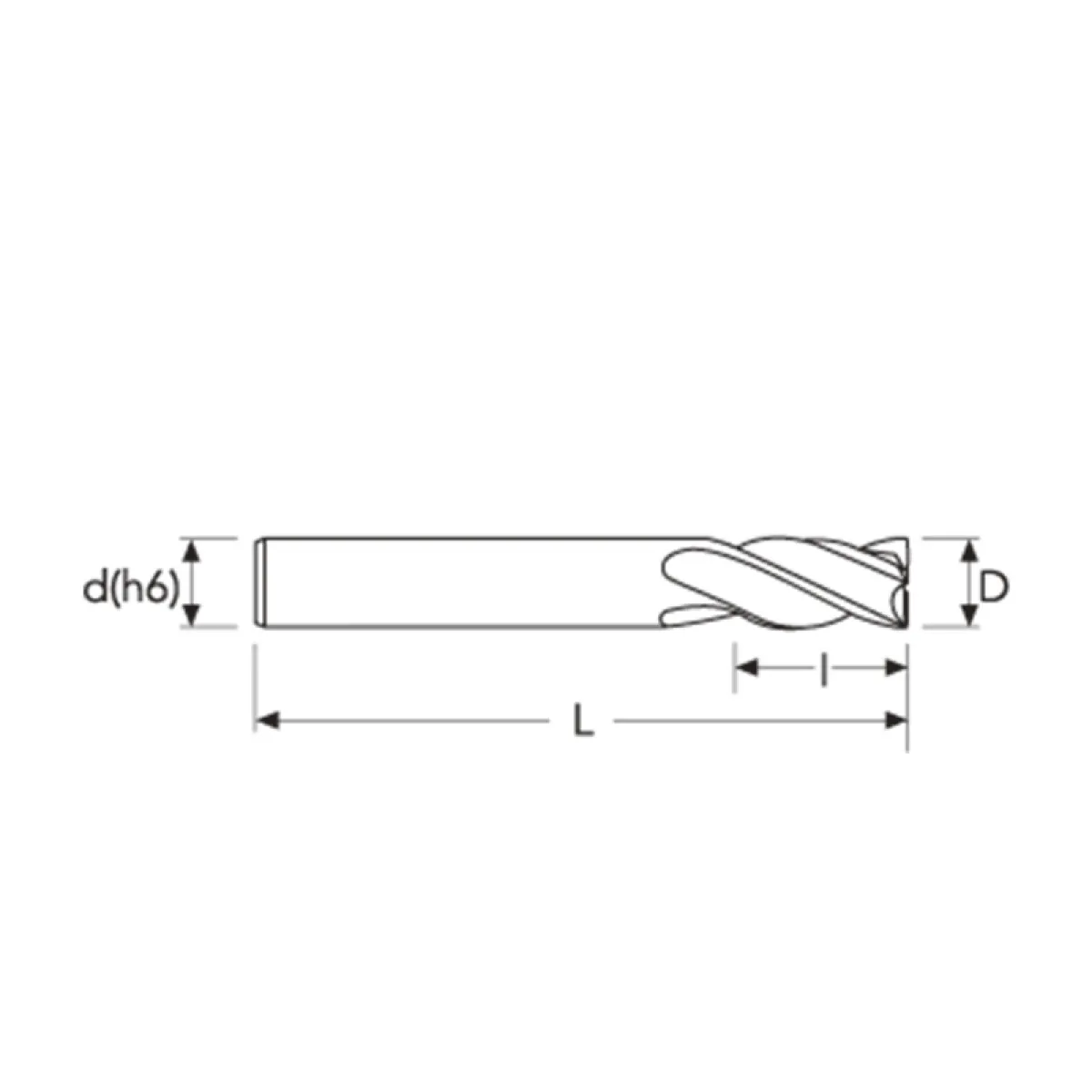 FRESA Ø05,0X13X50 Z4 MD+REC. G2 CS4  G2CS4050