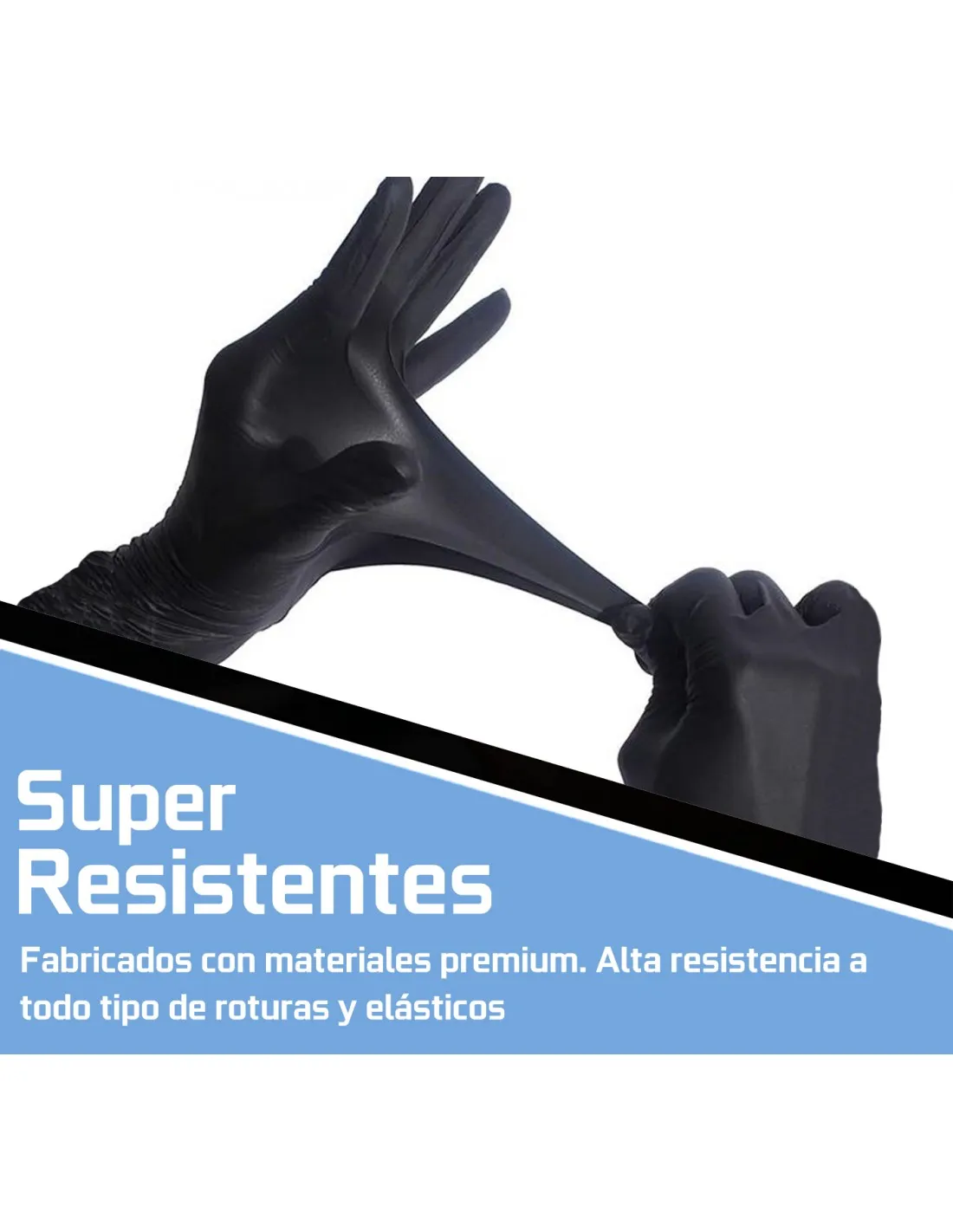Guantes de Nitrilo DIAMANTADOS GRIP Super resistentes Reutilizables VERDE 8 micras / 9´9 gramos, pack de 50