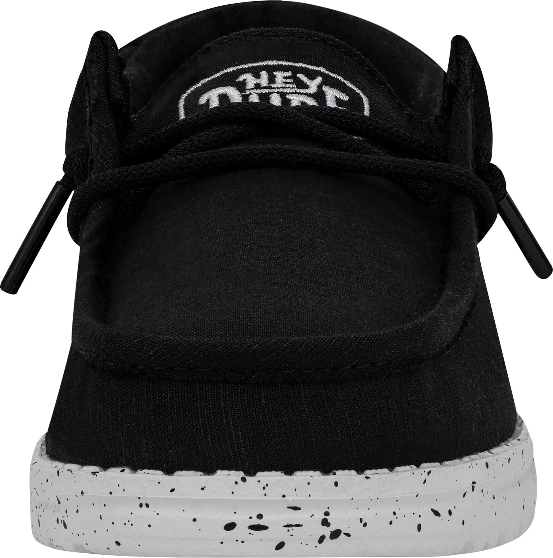 HEY DUDE WALLY YOUTH SLUB CANVAS BLACK