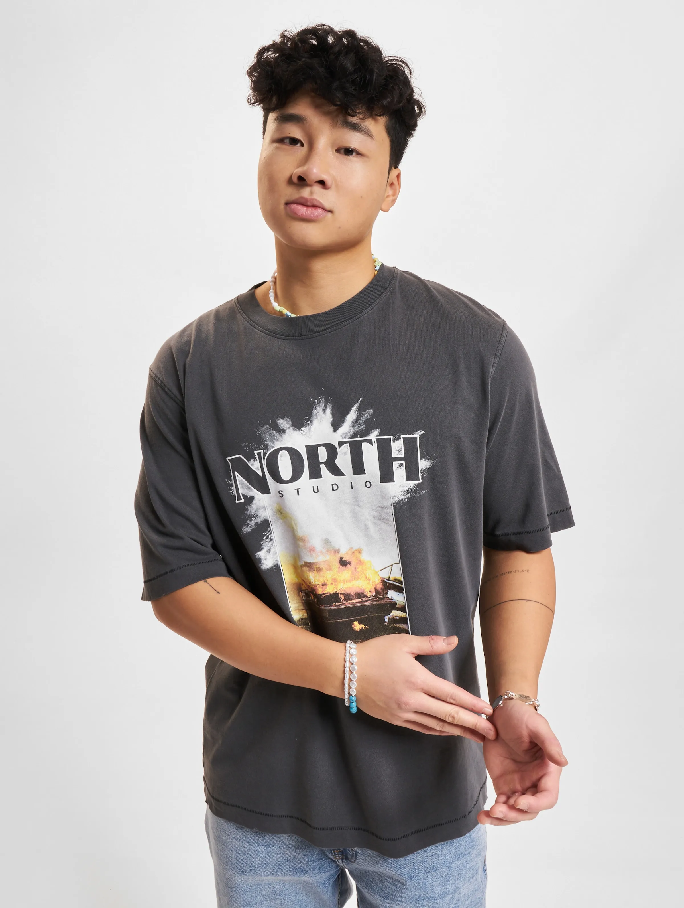 Jack & Jones Racer Photo Crew Neck