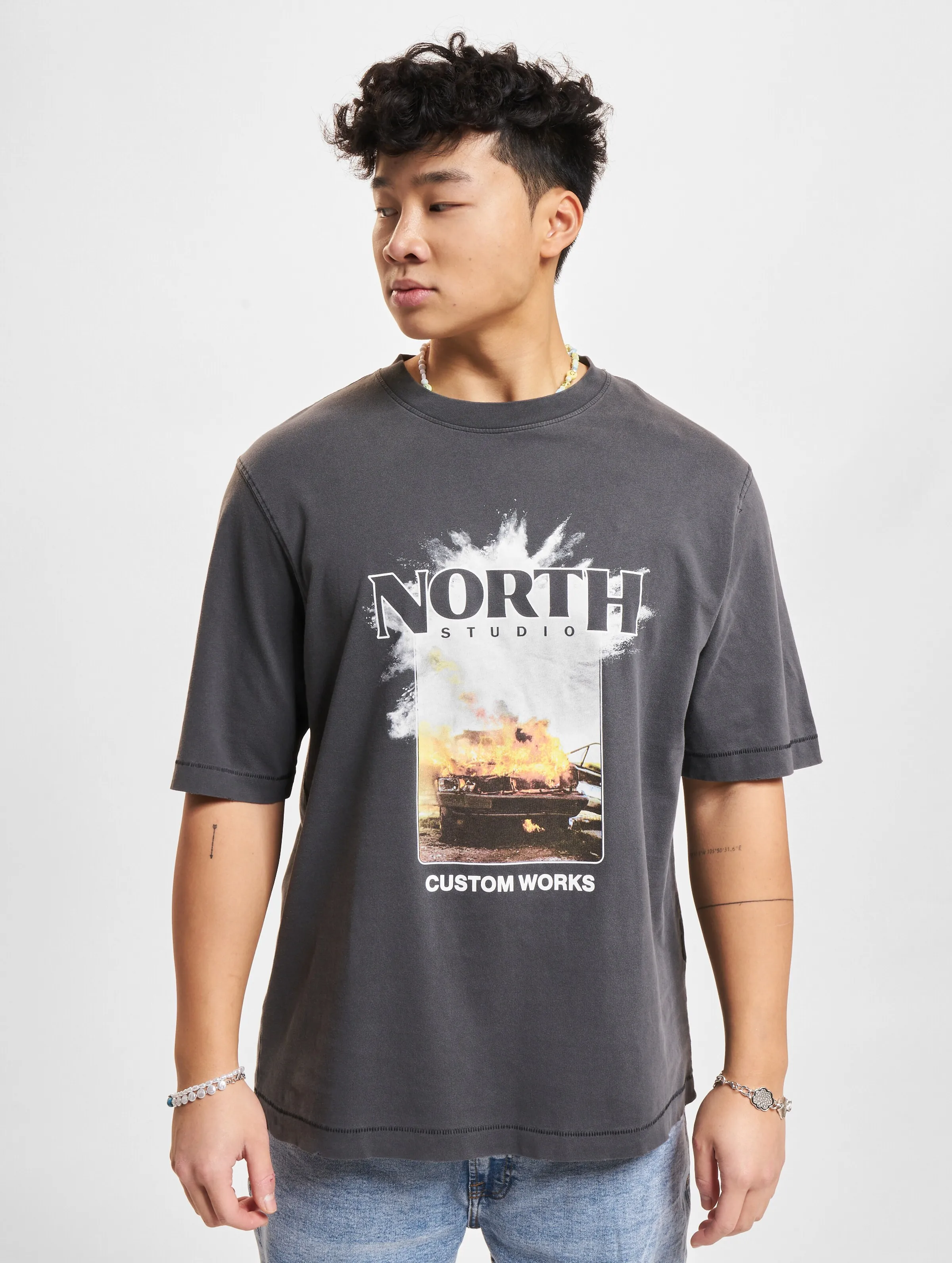 Jack & Jones Racer Photo Crew Neck
