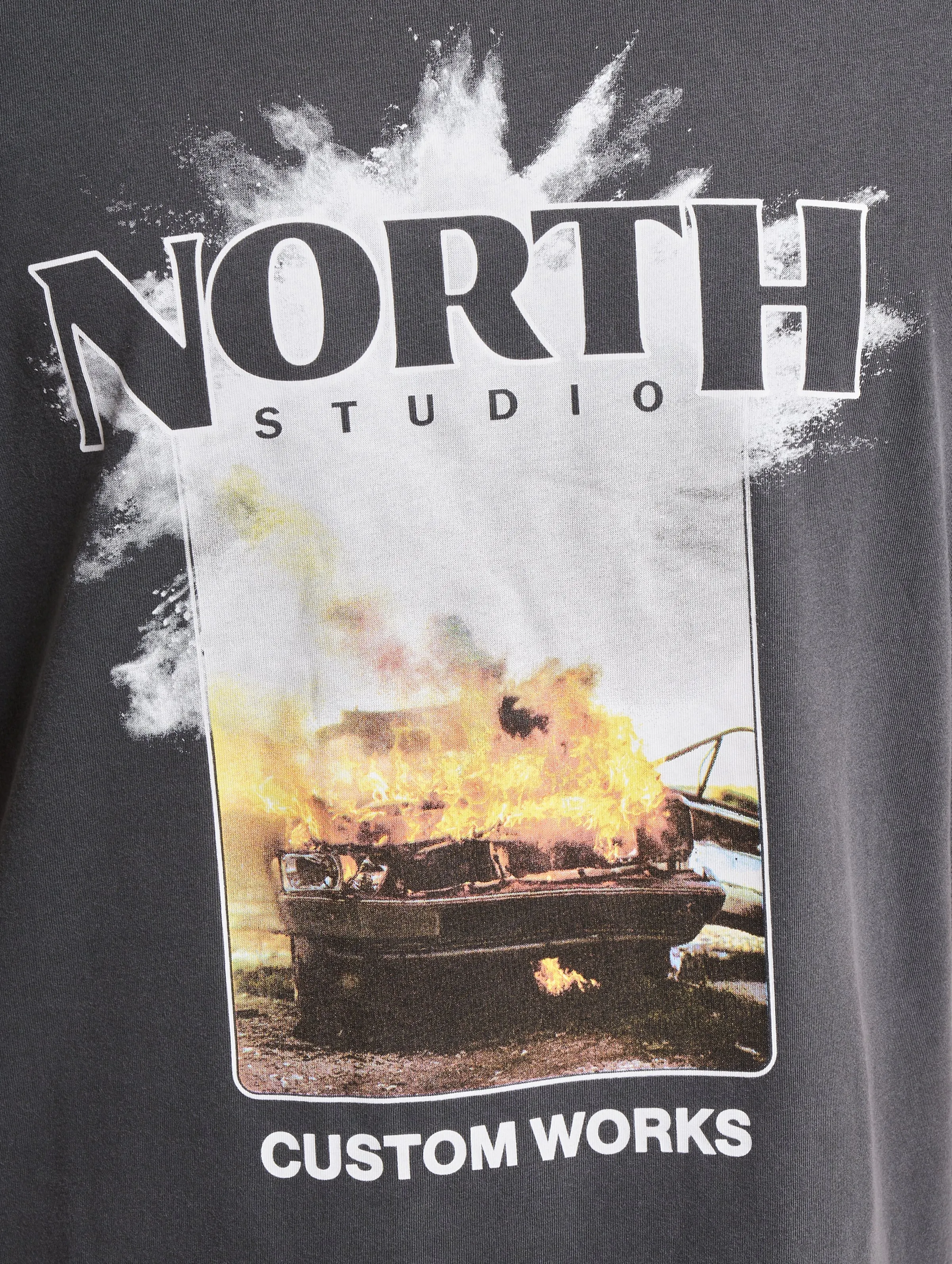 Jack & Jones Racer Photo Crew Neck