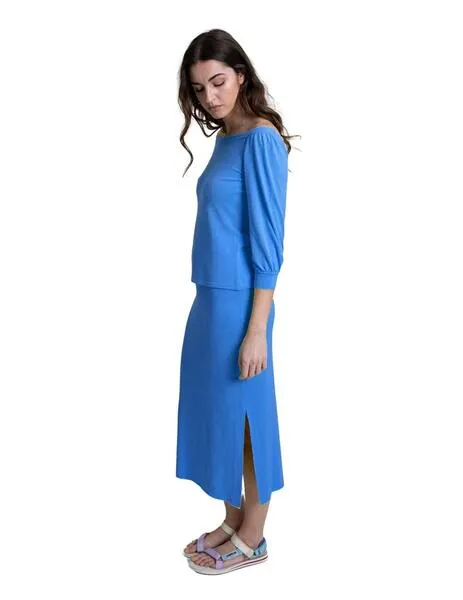 Jersey azul de alta calidad para mujer by Pisonero