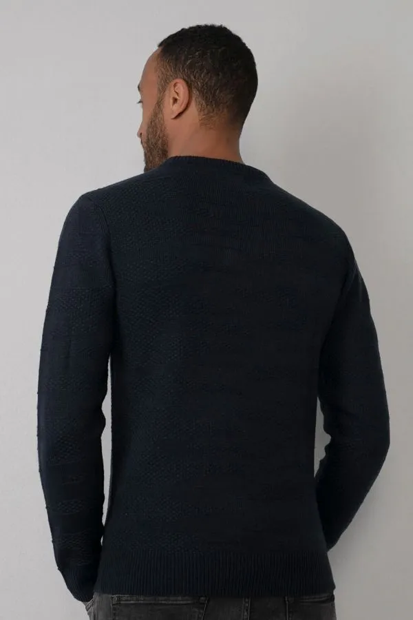 Jersey/Sudadera Hombre Petrol Industries Kwr274 5110 Dark Navy