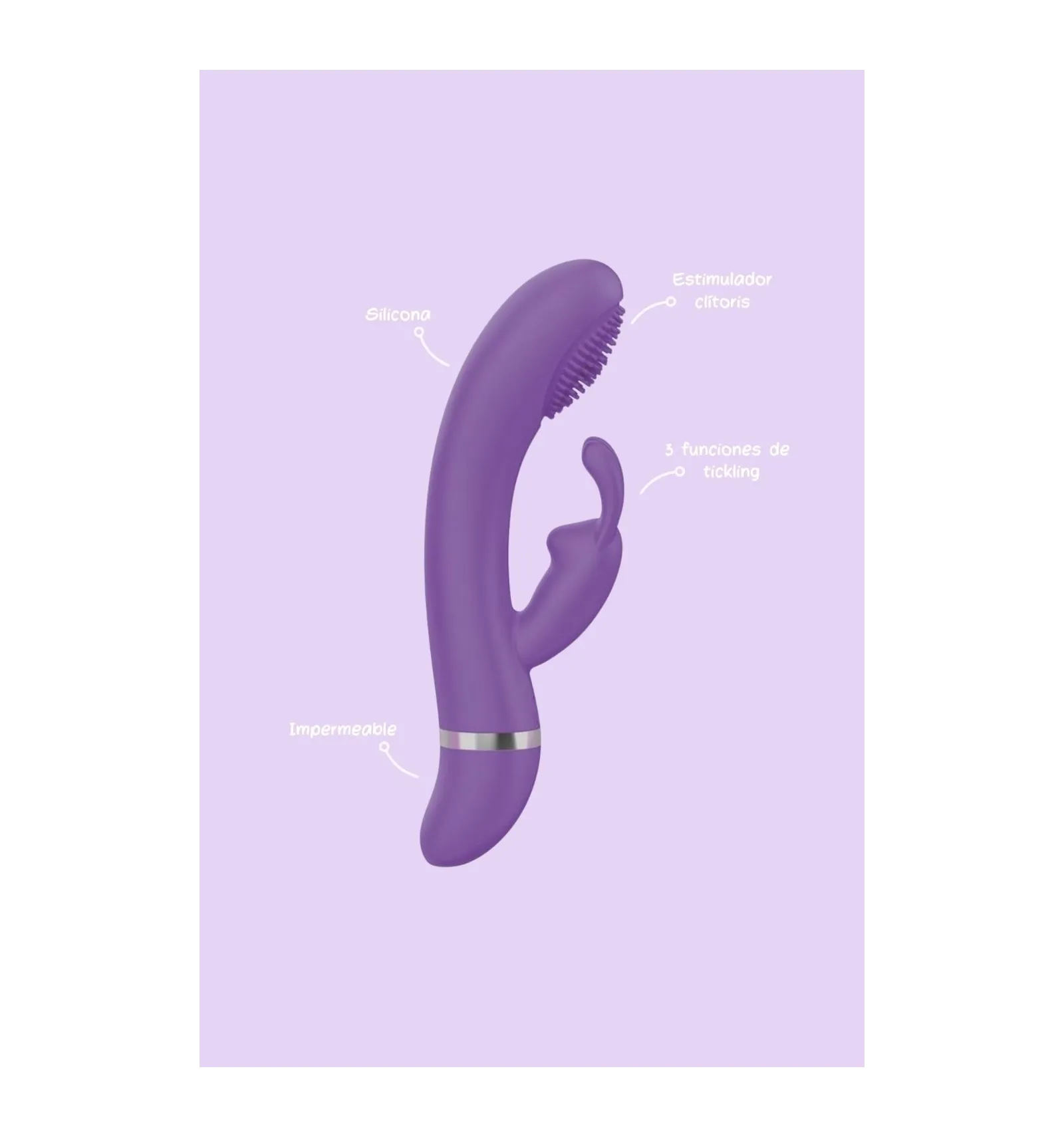 latetobed tinka vibrador con movimiento tickling