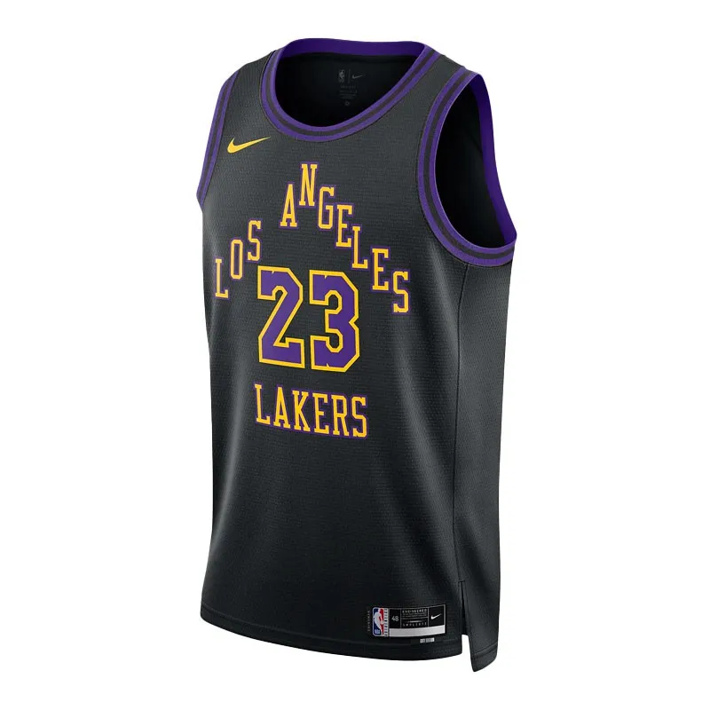 LEBRON JAMES LOS ÁNGELES LAKERS CITY EDITION SWINGMAN JERSEY 2324