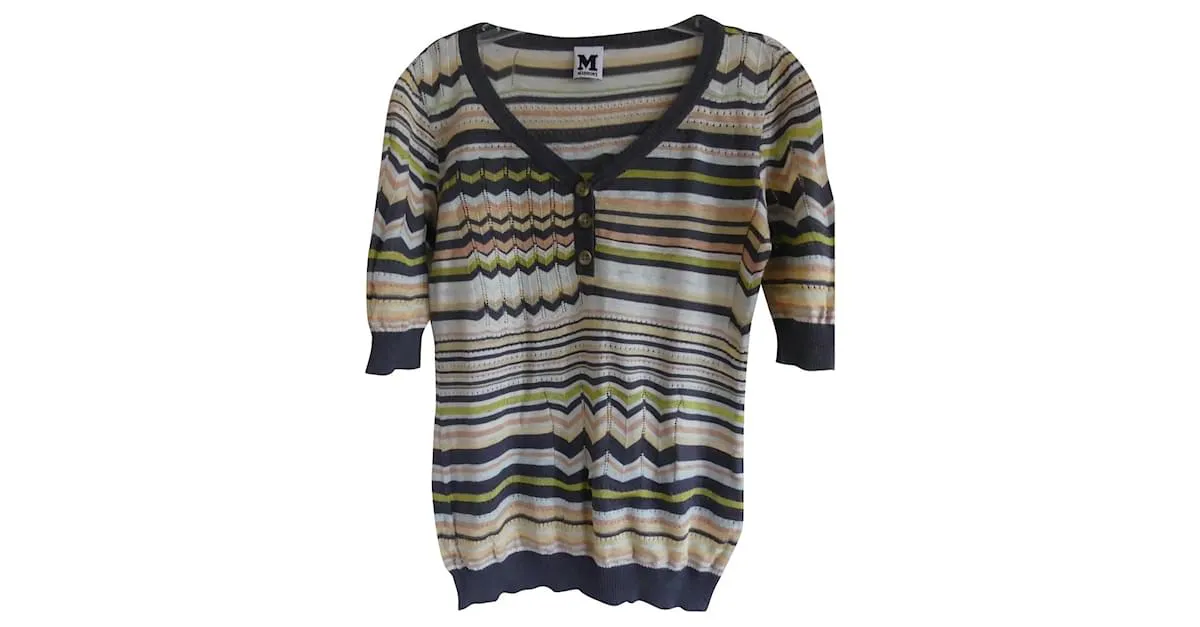 M Missoni Tops Verde Gris 