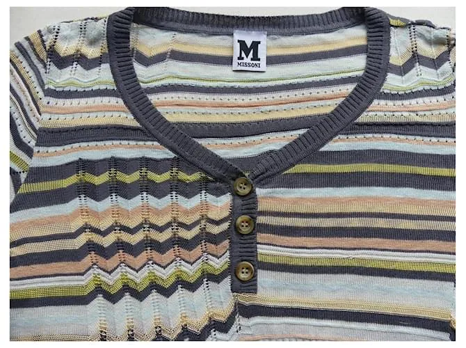 M Missoni Tops Verde Gris 